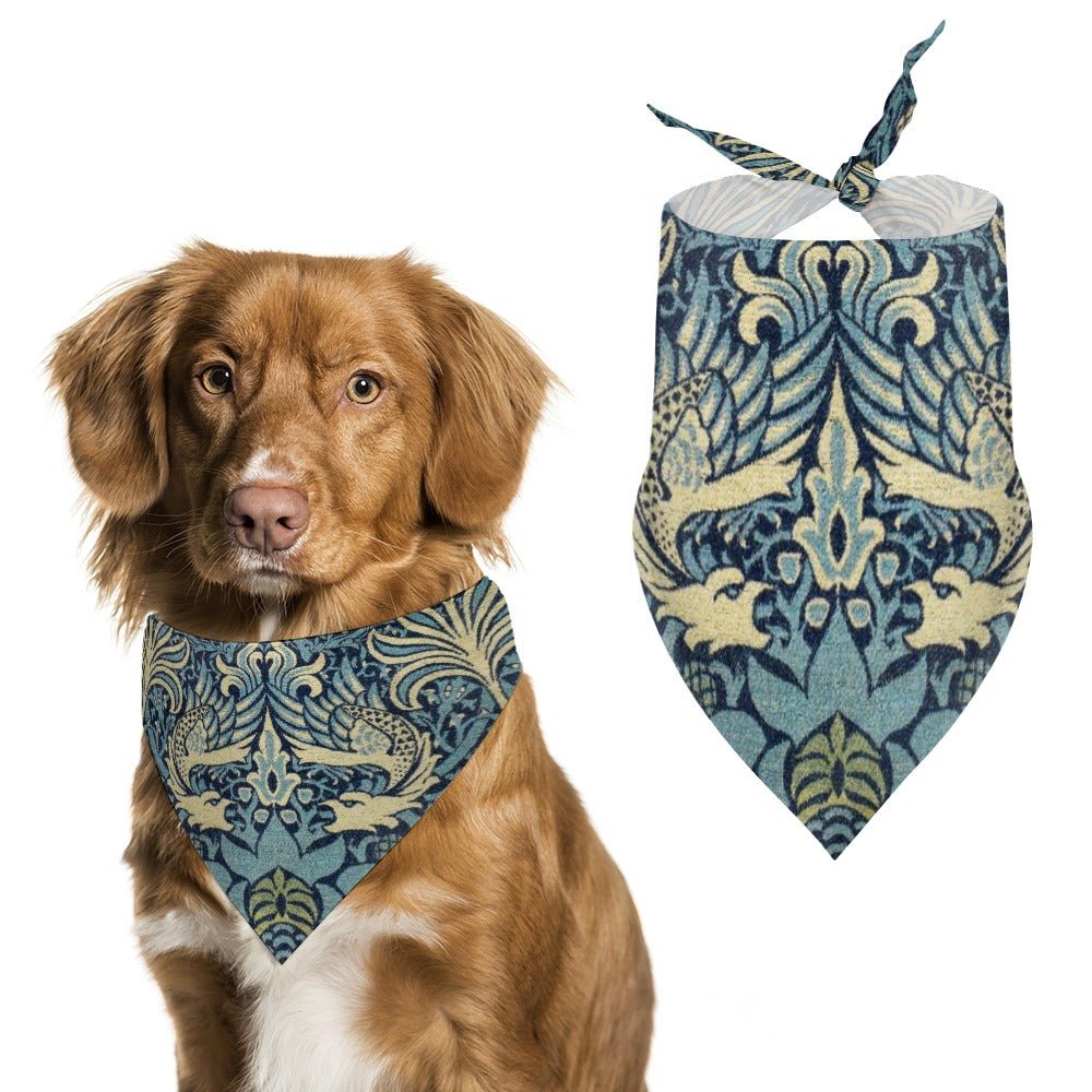 Pet Supply Morris Peacock and Dragon Scarf for Daily Use main product image for dogs and cats