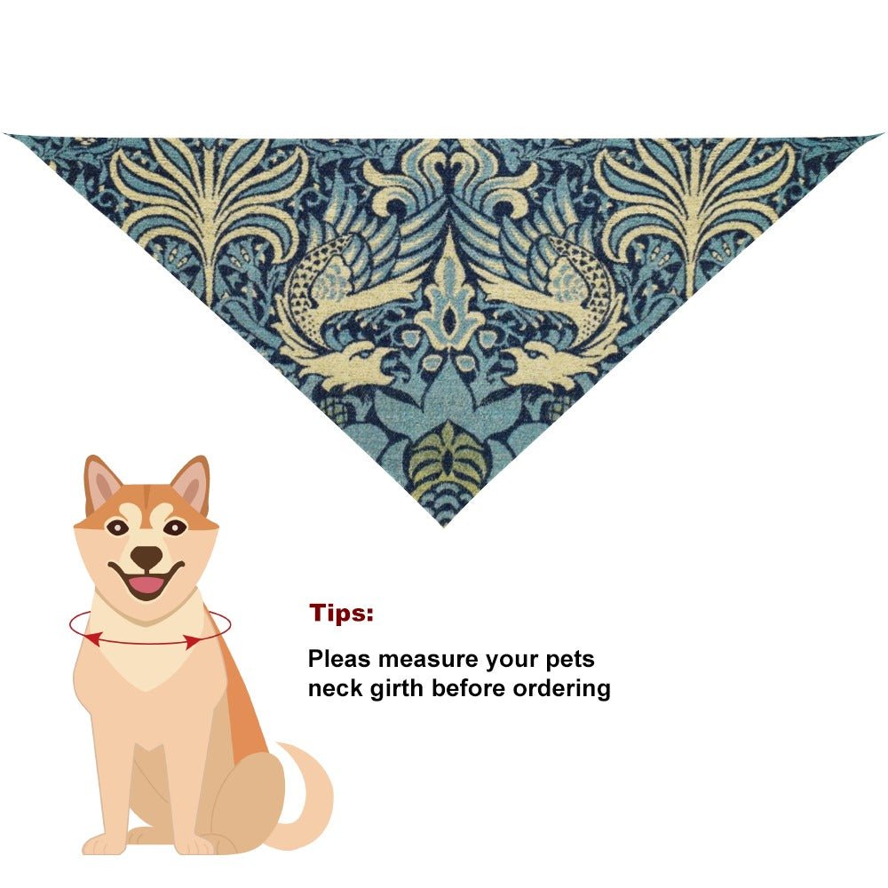 Pet Supply Morris Peacock and Dragon Scarf for Daily Use main product image for dogs and cats