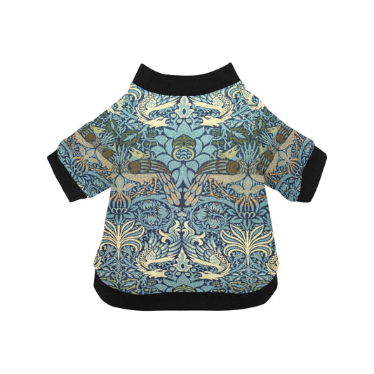 Pet Apparel Morris Peacock and Dragon Round Neck Shirt main product image for dogs and cats