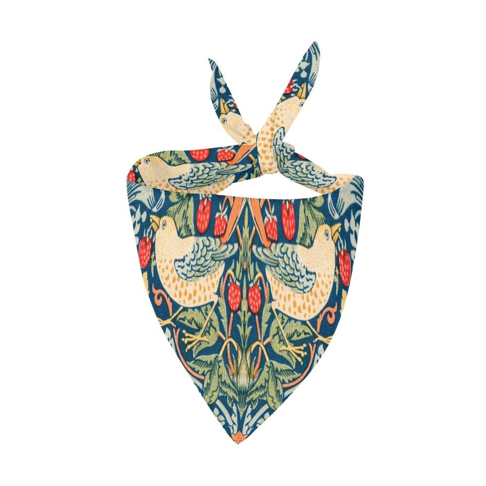 Pet Apparel Morris Strawberry Thief Double-Sided Bandana main product image for dogs and cats