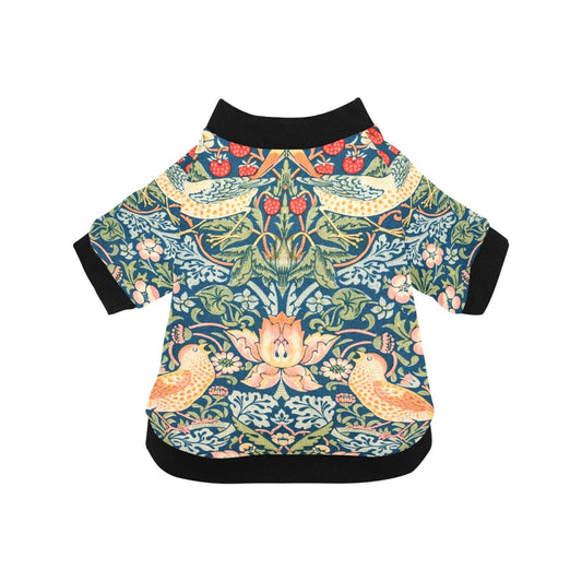 Pet Apparel Morris Strawberry Thief Round Neck Shirt main product image for dogs and cats