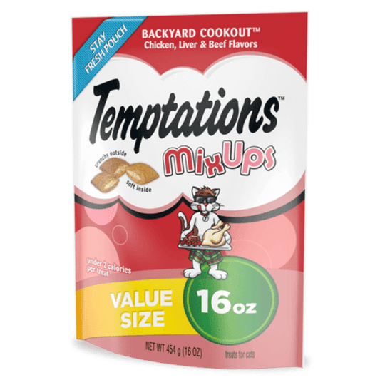 Temptations Mixups Backyard Cookout Cat Treats Cat Treats - main product image
