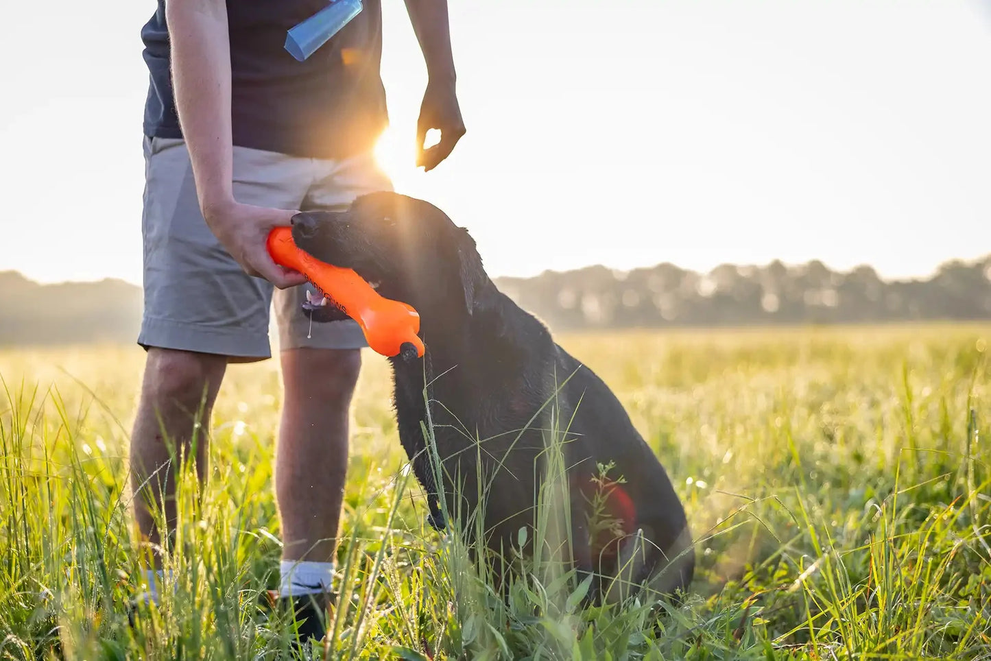 Orange Dog Training Bumper Dummy for Outdoor Practice main product image for dogs