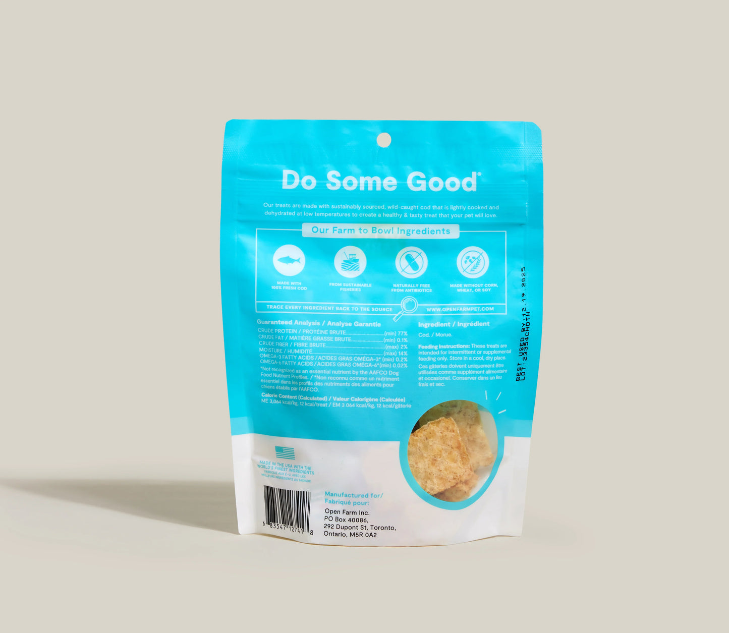 Dog Treats Premium Cod Chews 2.25oz Training Rewards Premium - detail view