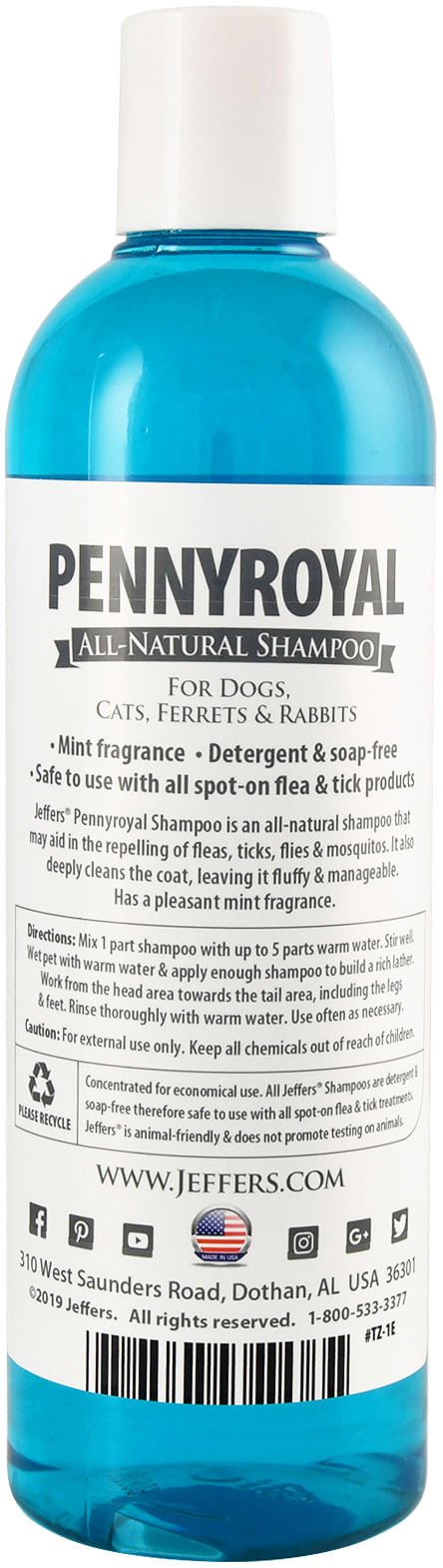 Natural Flea Tick Pennyroyal Dog Shampoo Aids In Pet - lifestyle view