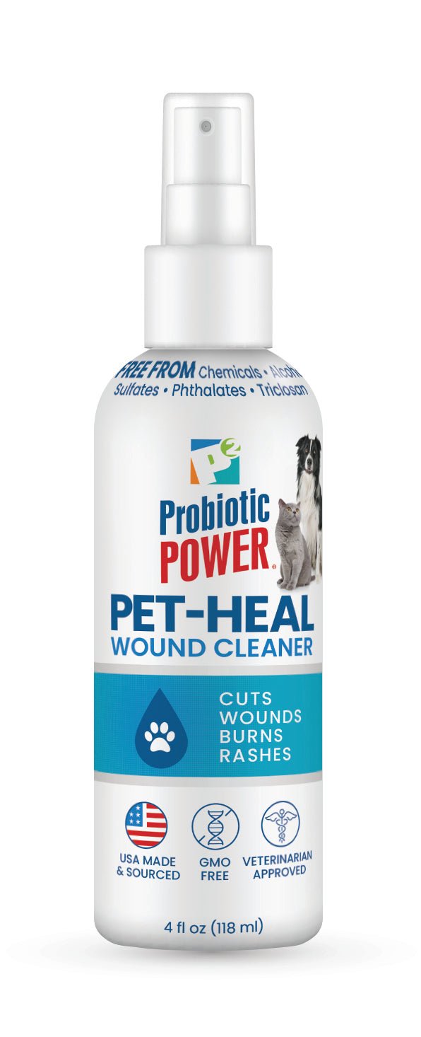 Pet Heal Probiotic Wound Cleaner For Dogs Cats 4 Oz Approved - main product image