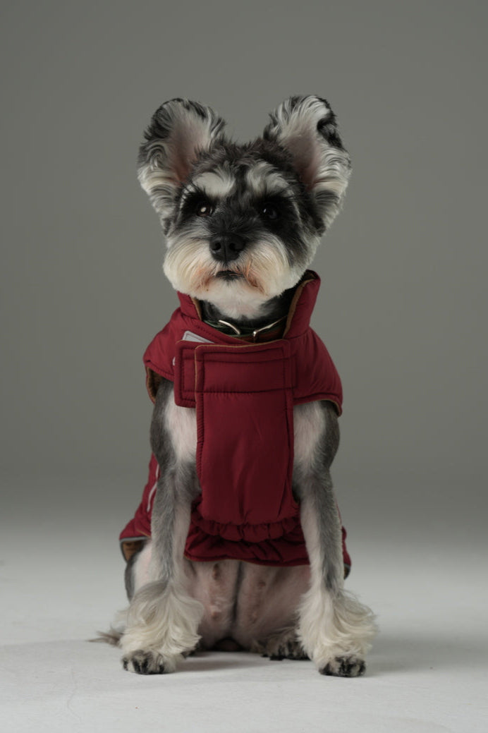 Reversible Dog Vest Jacket Red Brown Dog Apparel Premium Pet - gallery image 8