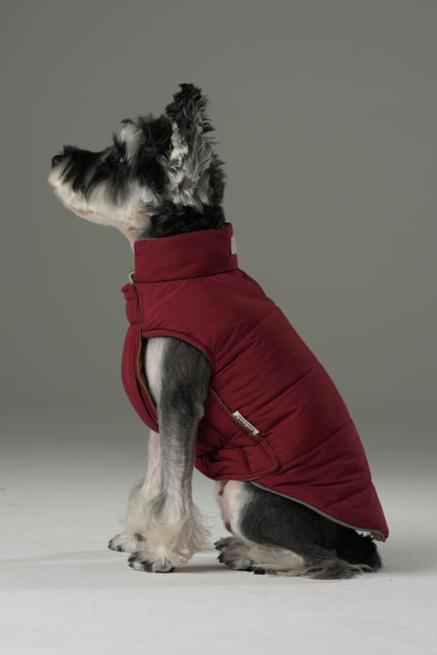 Reversible Dog Vest Jacket Red Brown Dog Apparel Premium Pet - gallery image 9