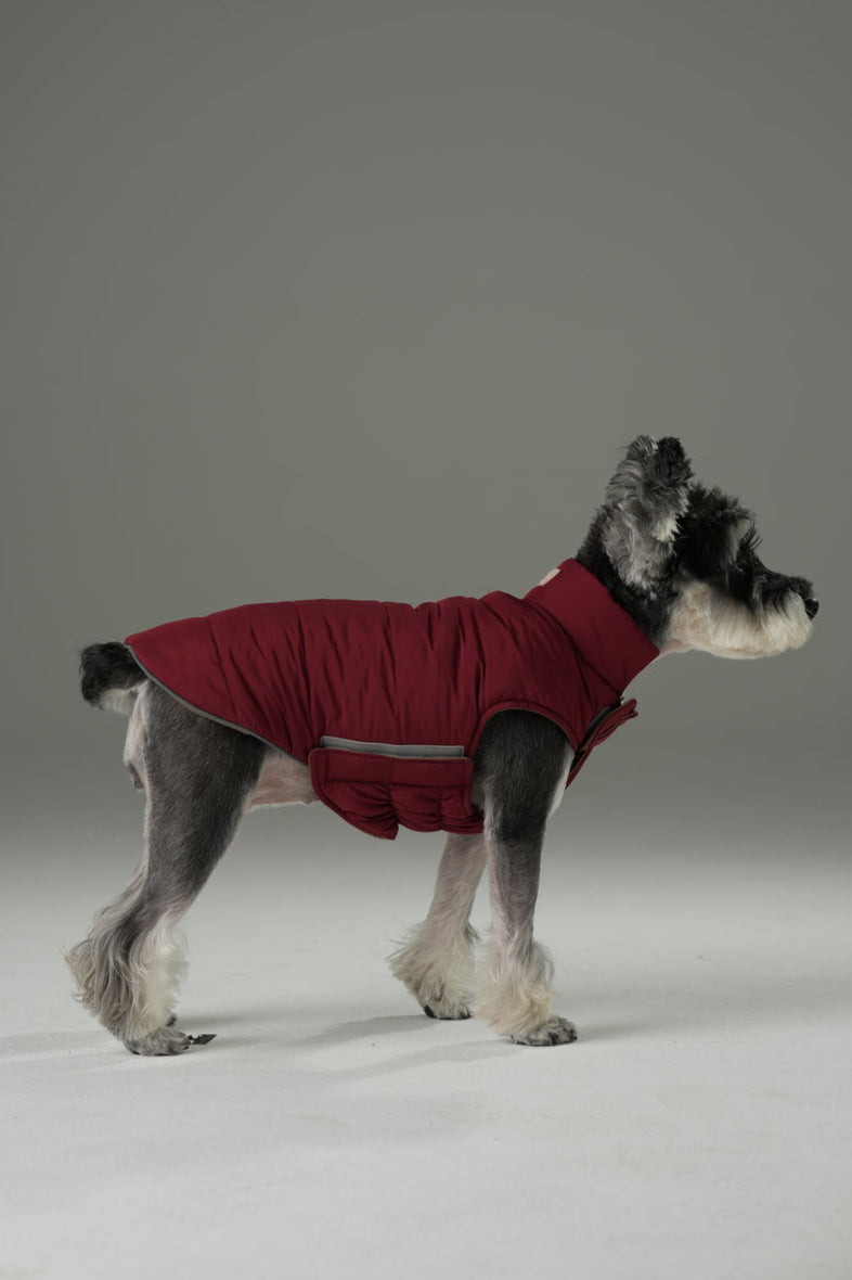 Reversible Dog Vest Jacket Red Brown Dog Apparel Premium Pet - gallery image 6