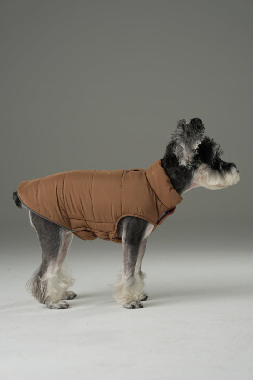 Reversible Dog Vest Jacket Red Brown Dog Apparel Premium Pet - gallery image 7