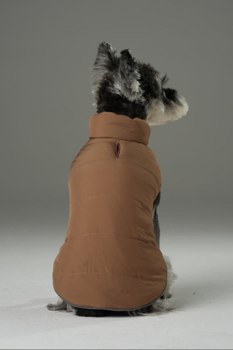 Reversible Dog Vest Jacket Red Brown Dog Apparel Premium Pet - gallery image 5