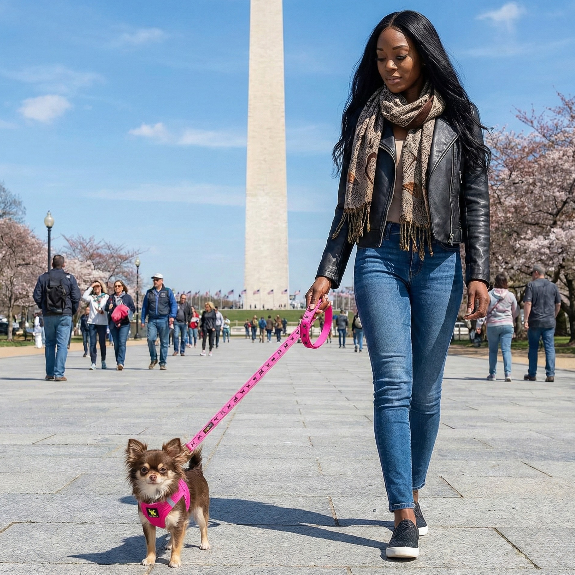 Dog Leash Pink Leash by EcoBark Padded Comfort Grip Leash - gallery product image for dog leash