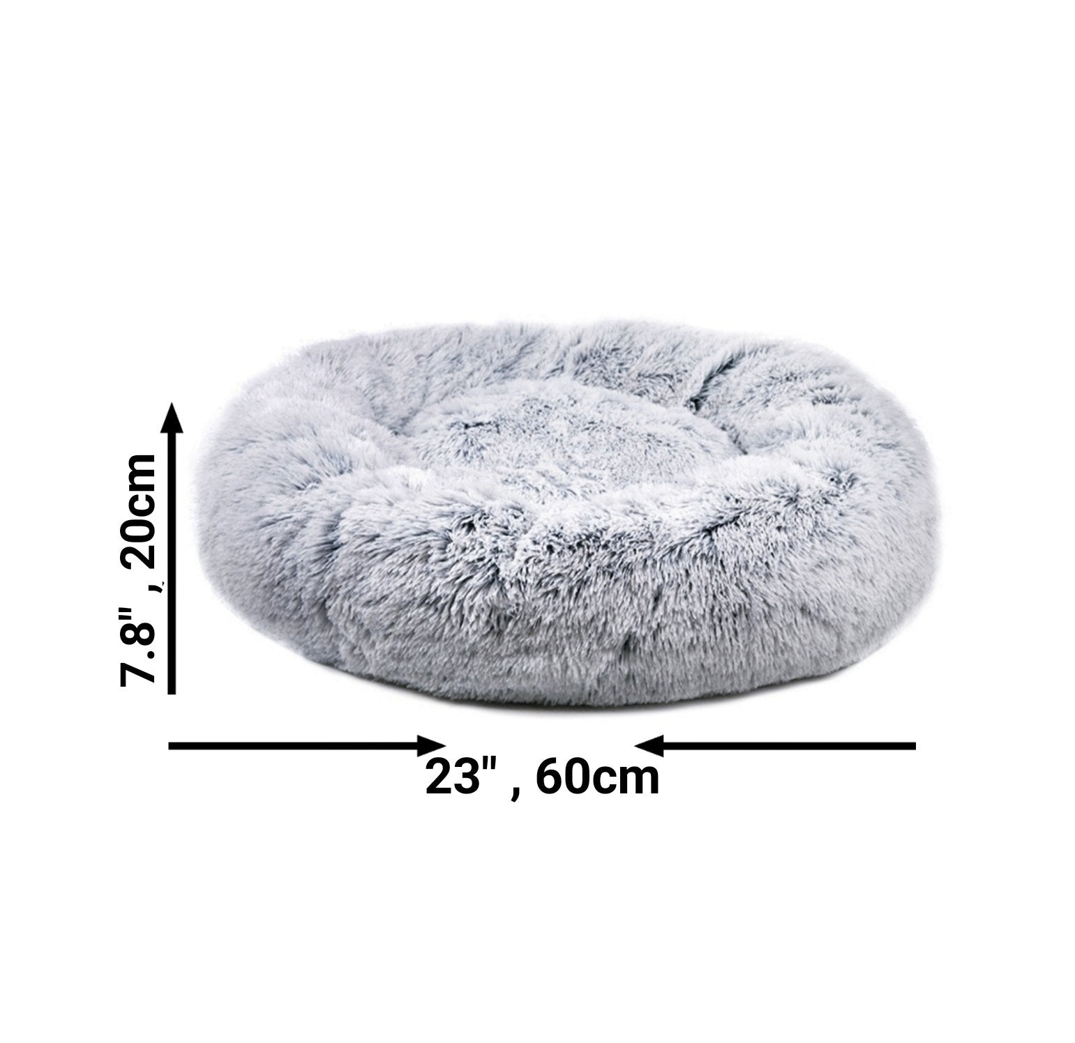 Mr. Peanut's 28" OrthoPlush� Pet Bed - Snowflake White Two Tone - gallery image 10