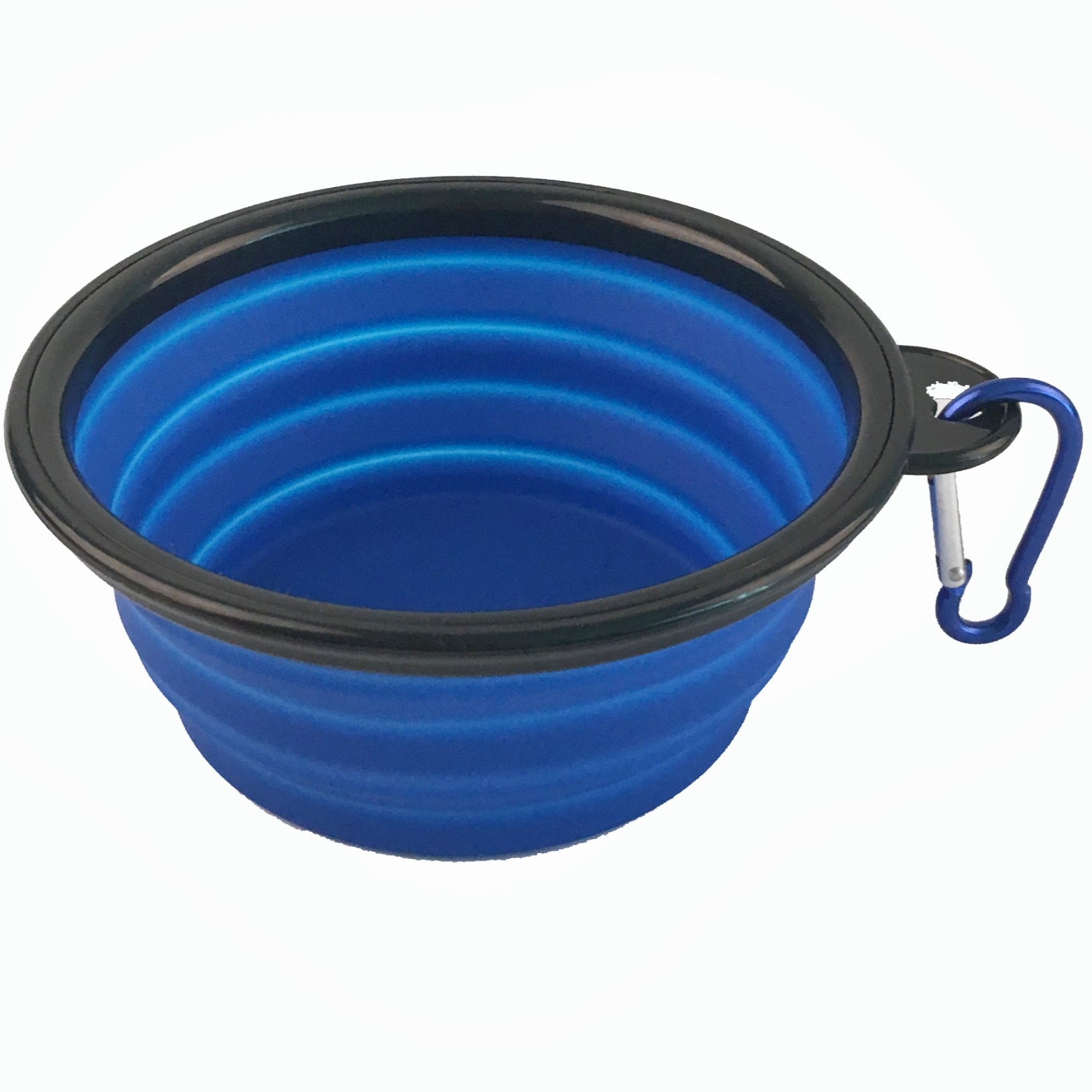 Single Blue Silicone Collapsible Travel Bowl - 12oz - gallery image 12