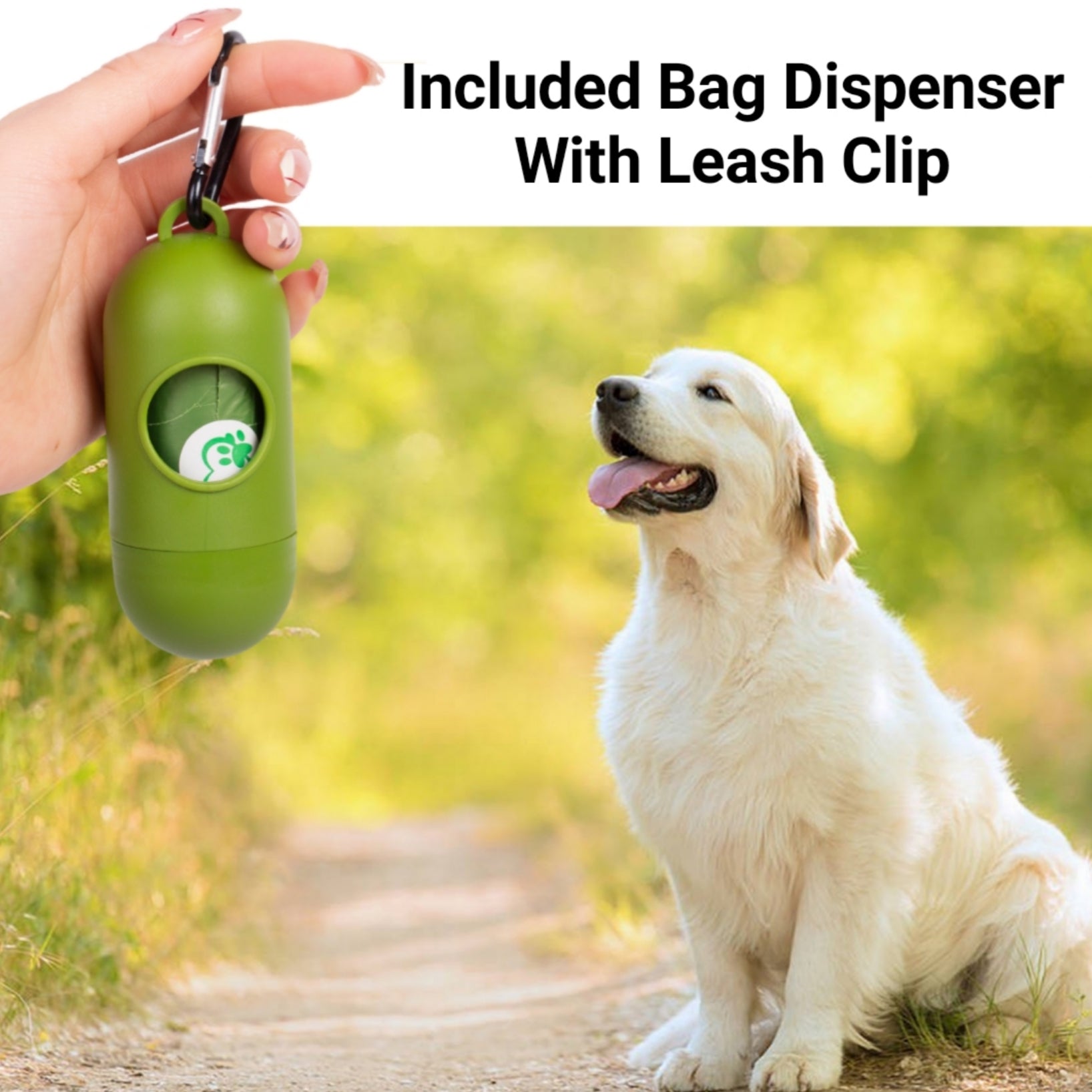 Mr. Peanut's XL Pooper Scooper Sized 13X11" BioDegradable BioPlastic Recycled Plant Based Waste Bags - 160 Count - close up v