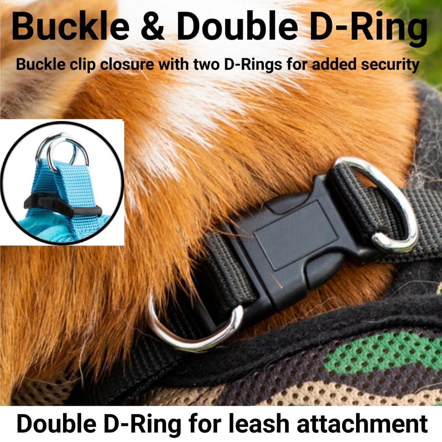 Mr. Peanut's PupTrek Soft Mesh Pet Harness with Matching Leash - Adjustable, Breathable, Choke-Free - gallery image 8