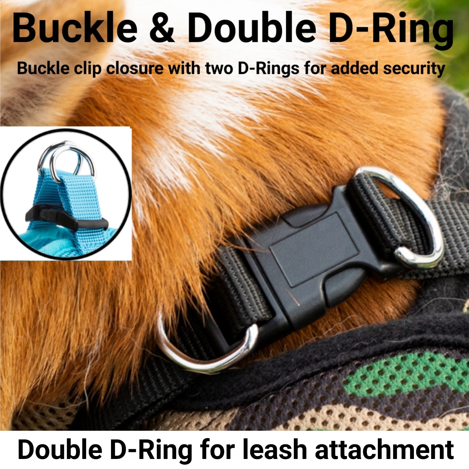 Mr. Peanut's PupTrek Soft Mesh Pet Harness with Matching Leash - Adjustable, Breathable, Choke-Free - gallery image 8