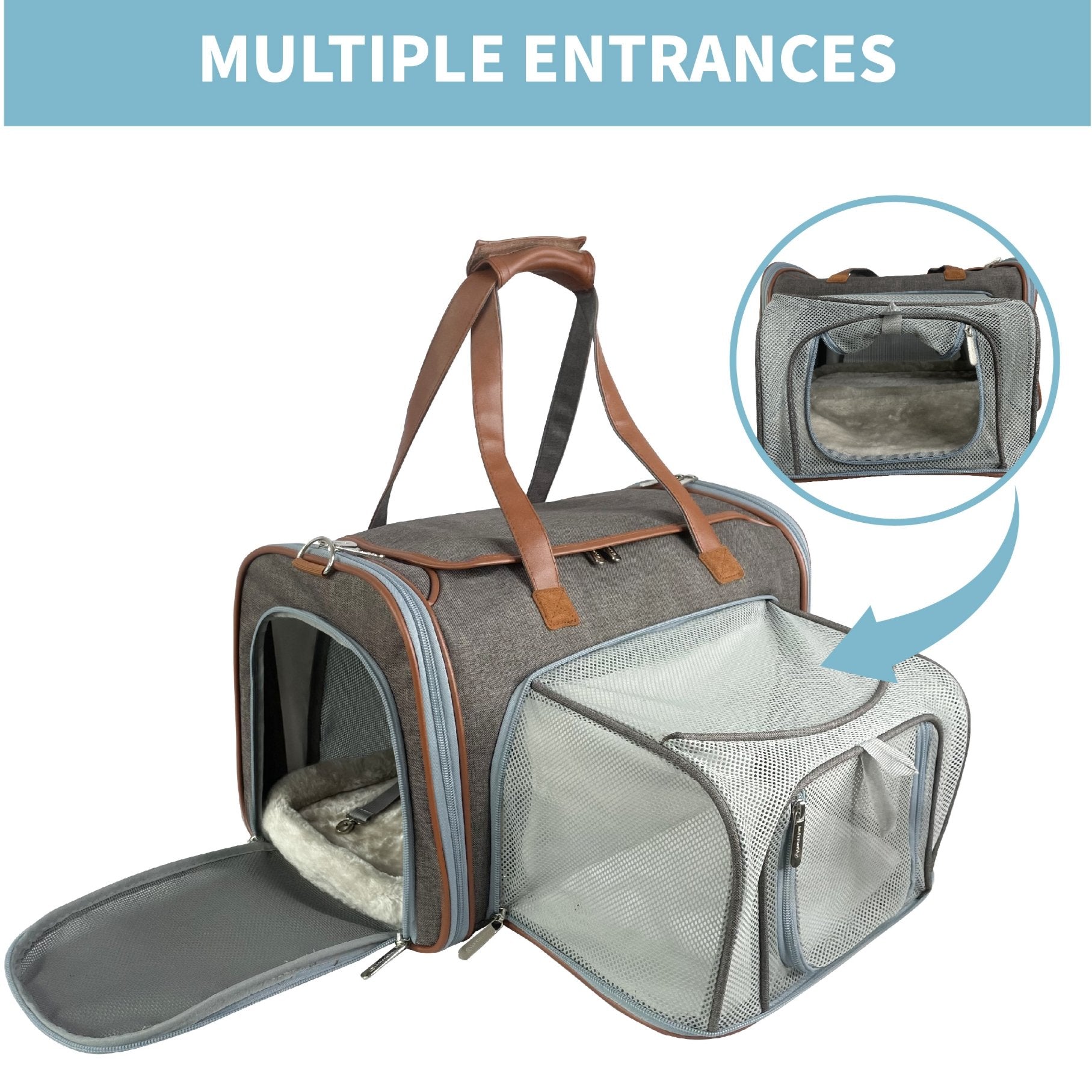 Mr. Peanut's Gold Series Big Apple XL Expandable Pet Carrier V3.0 - gallery image 7