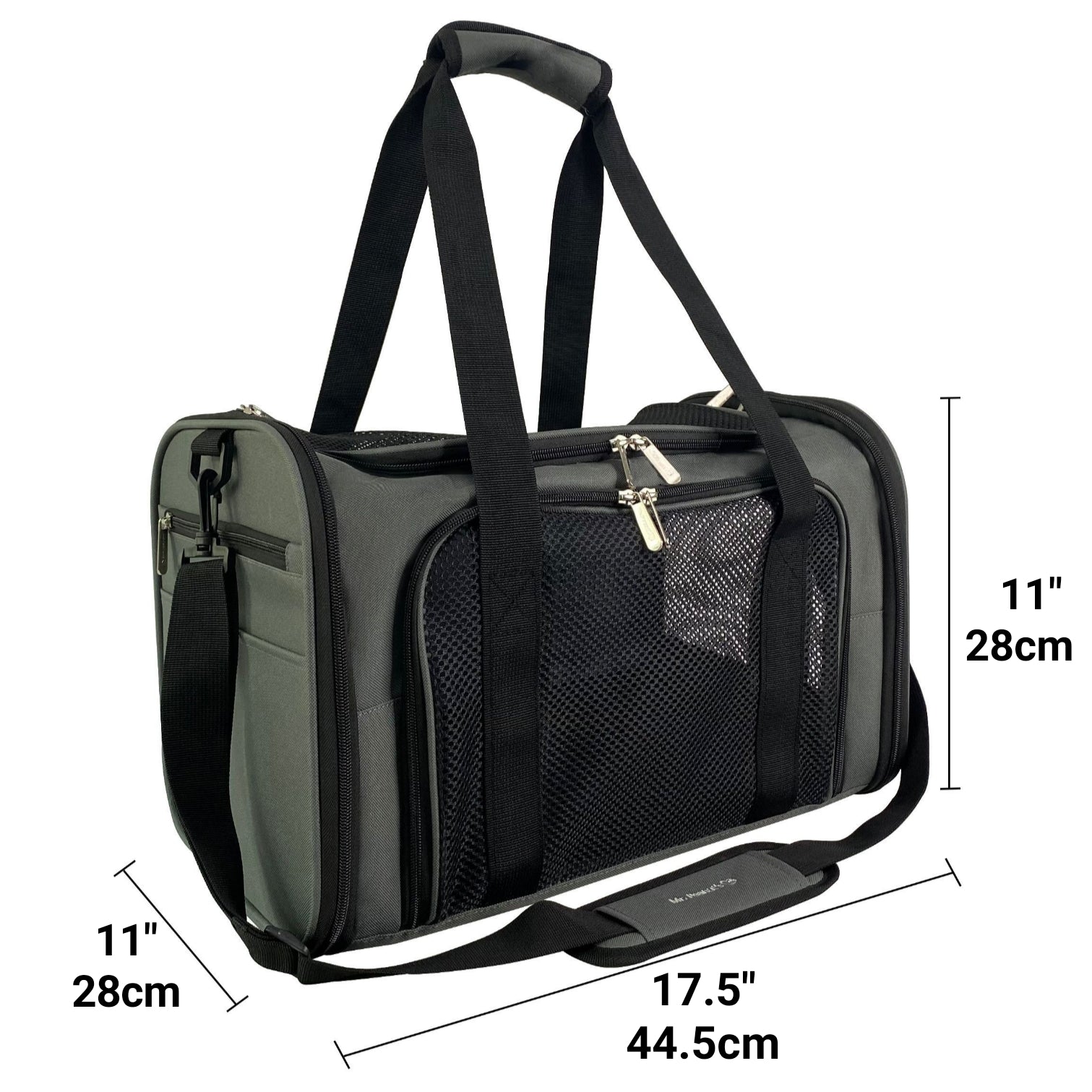 Mr. Peanut's Silver Series Airline Capable Soft Sided Pet Carrier - lifestyle view