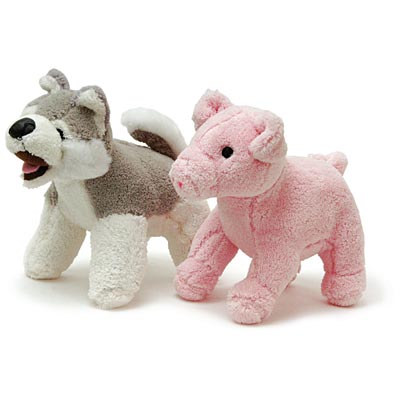 Animal Cuddlers Plush Squeaky Dog Toys Interactive - main product image