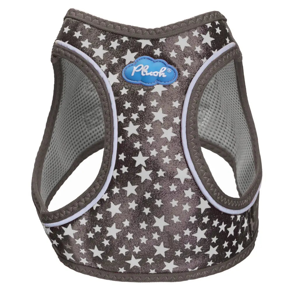 Plush Step In Glitter Glow Harness - Gunmetal - main product image
