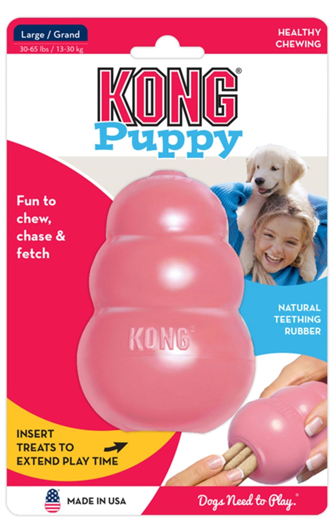 KONG Puppy Treat Stuffing Chew Dog Toy Treat Dispensing Dog - gallery image 9