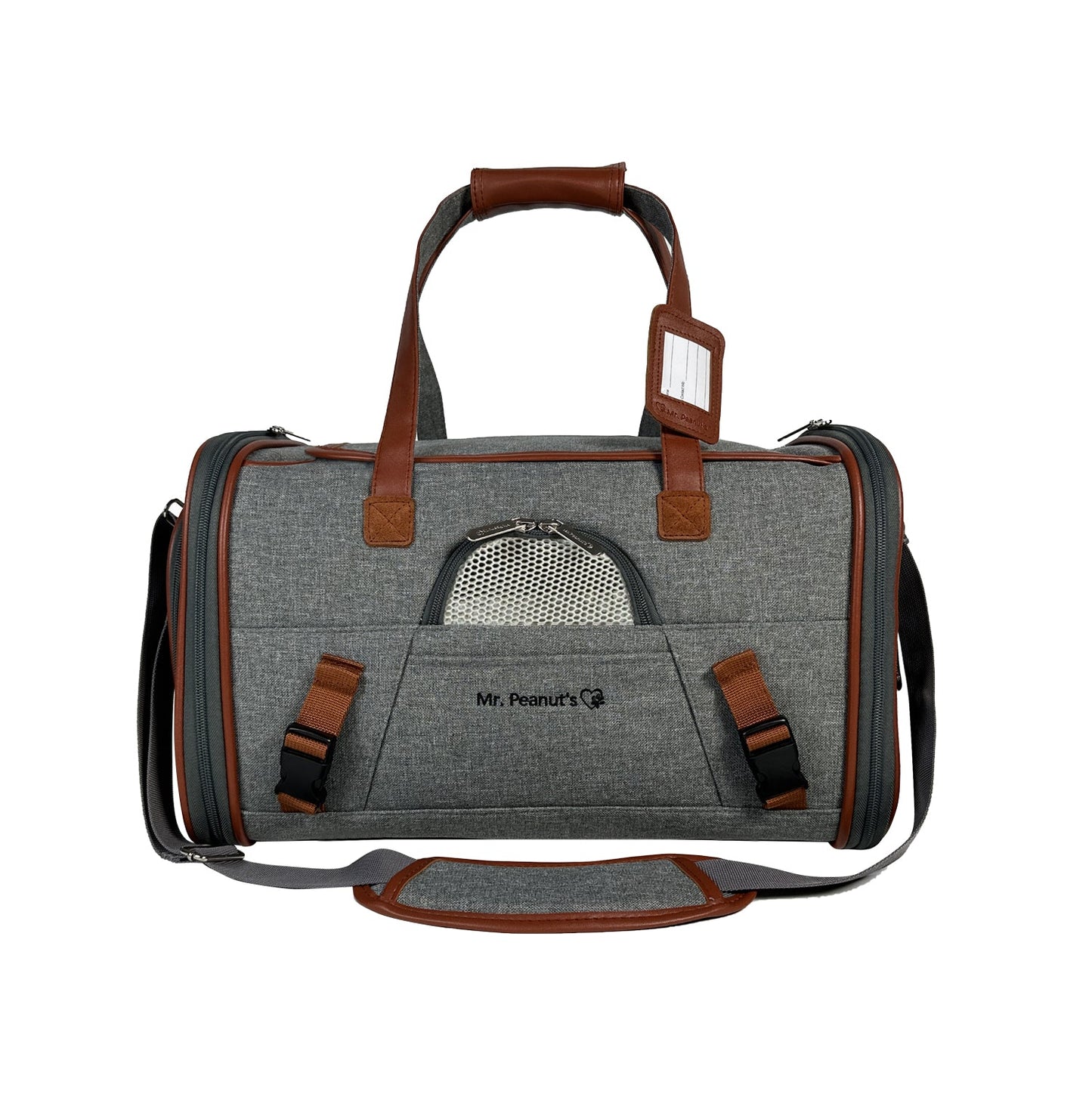 Mr. Peanut's Gold Series Standard Size Airline Compliant Pet Carrier - close up view
