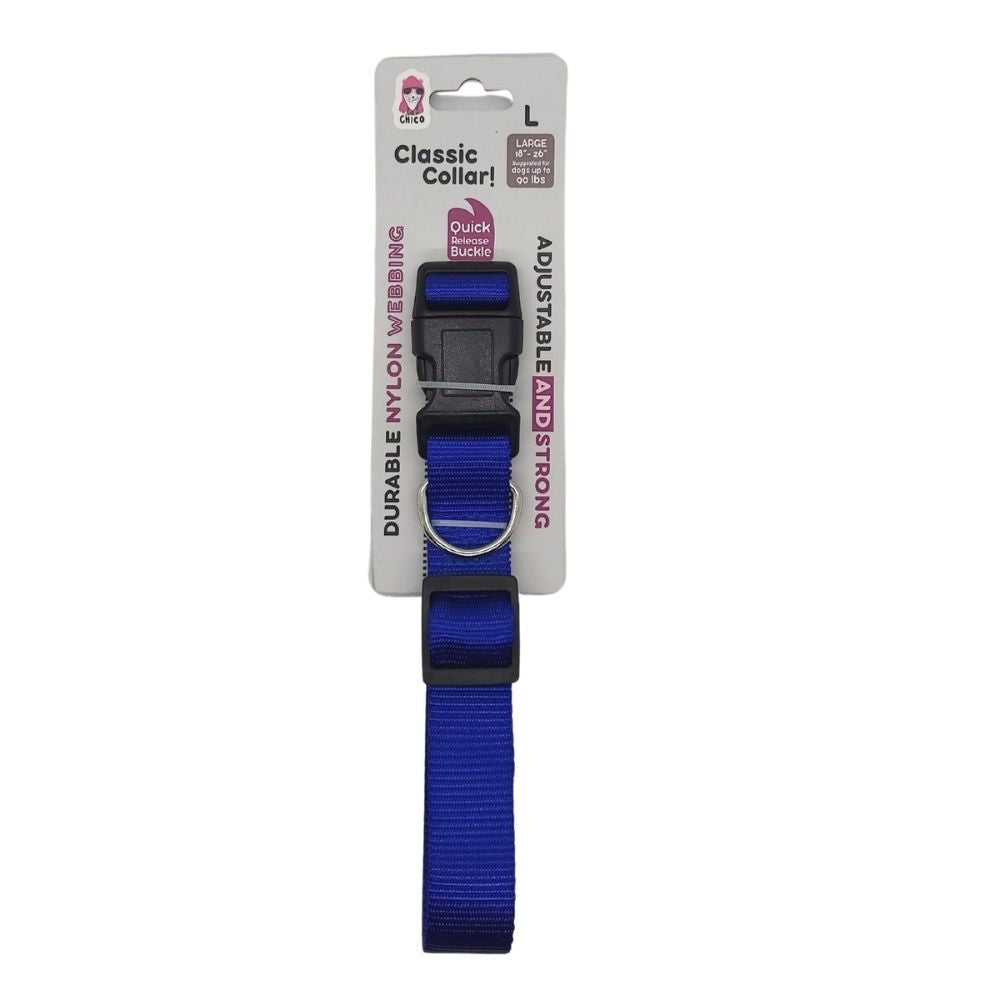 Dog Collar Quick-Release Nylon Collar Stylish Durable Essent - detail product image for dog collar