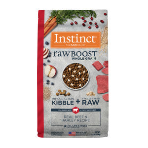 Instinct Raw Boost Whole Grain Beef & Barley Dry Dog (3.5lb) - main product image