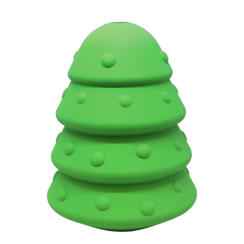 Christmas Tree Dog Toy Durable Rubber Chew Toy For Large USA - main product image