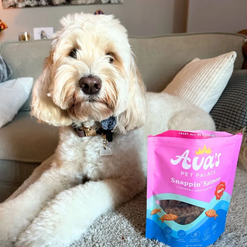 Dog Treats Avas Palace Crunchy Jerky Treats Snappin Salmon - gallery product image for dog treats