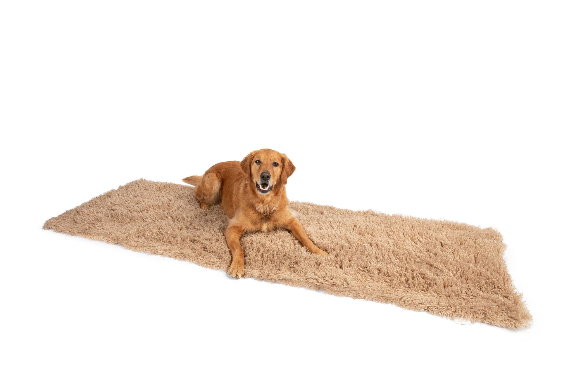 PupProtectorT Luxe Waterproof Bed Runner - Plush Sheep Tan - gallery image 5