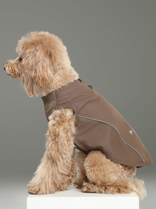 Chill Vest Shirt Mocha Dog Apparel Premium Pet Supply - main product image