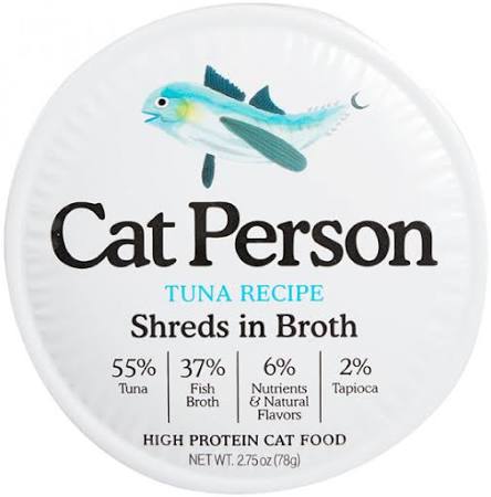 Cat Person Cat Shredded Tuna In Broth 2 75Oz Wet Cat Food - main product image