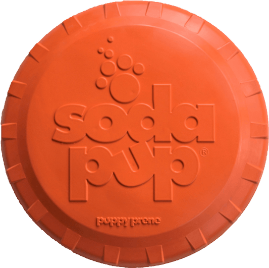 Dog Enrichment Toy Slow Feeding Medium Orange Durable Premiu - main product image