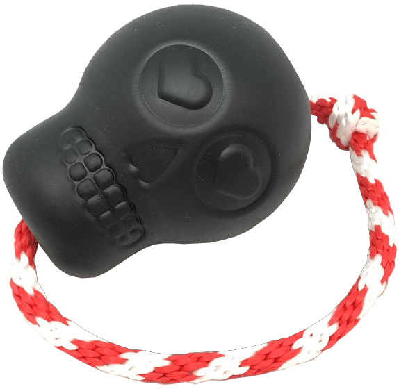 USA K9 Magnum Skull Black Magnum Rubber Chew Toy For Extreme - main product image