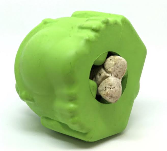 Bull Frog Dog Chew Toy Treat Dispenser USA Made Sodapup Dog - gallery image 6