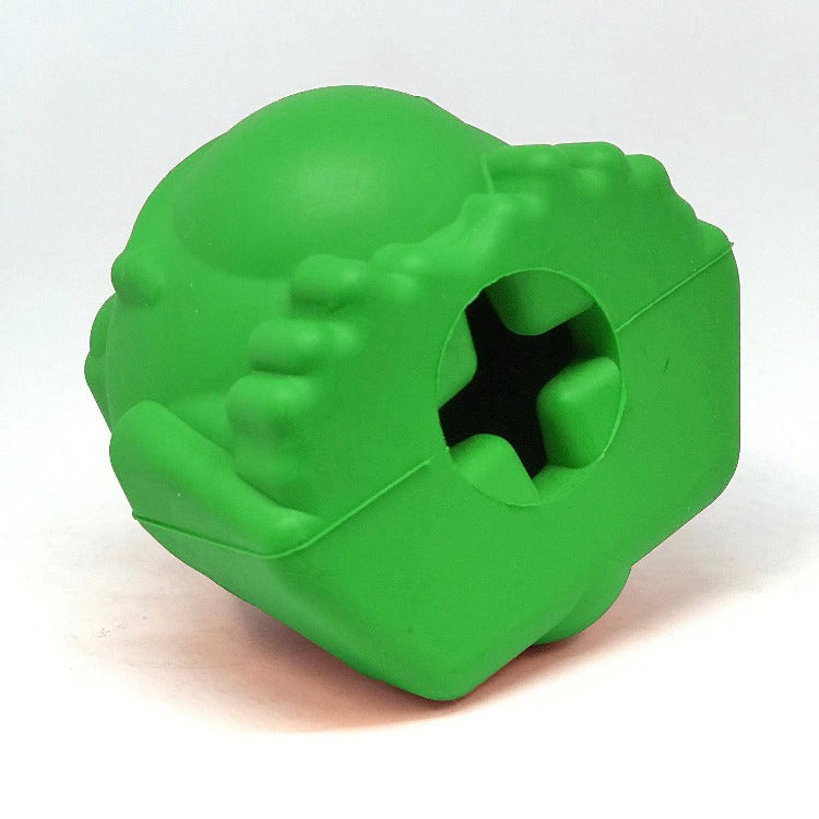 Bull Frog Dog Chew Toy Treat Dispenser USA Made Sodapup Dog - gallery image 7