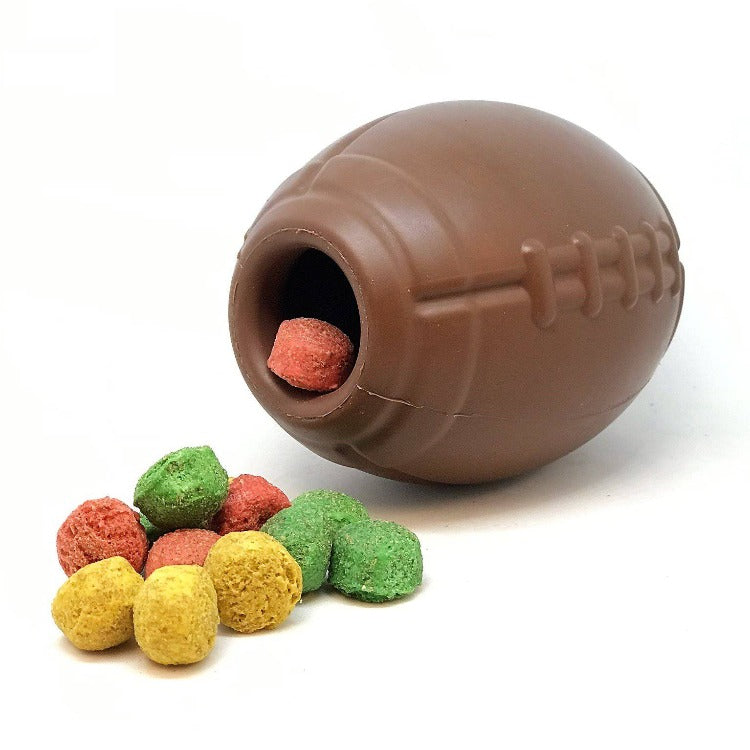 Football Dog Chew Toy & Treat Dispenser - USA Made | SodaPup - gallery image 7