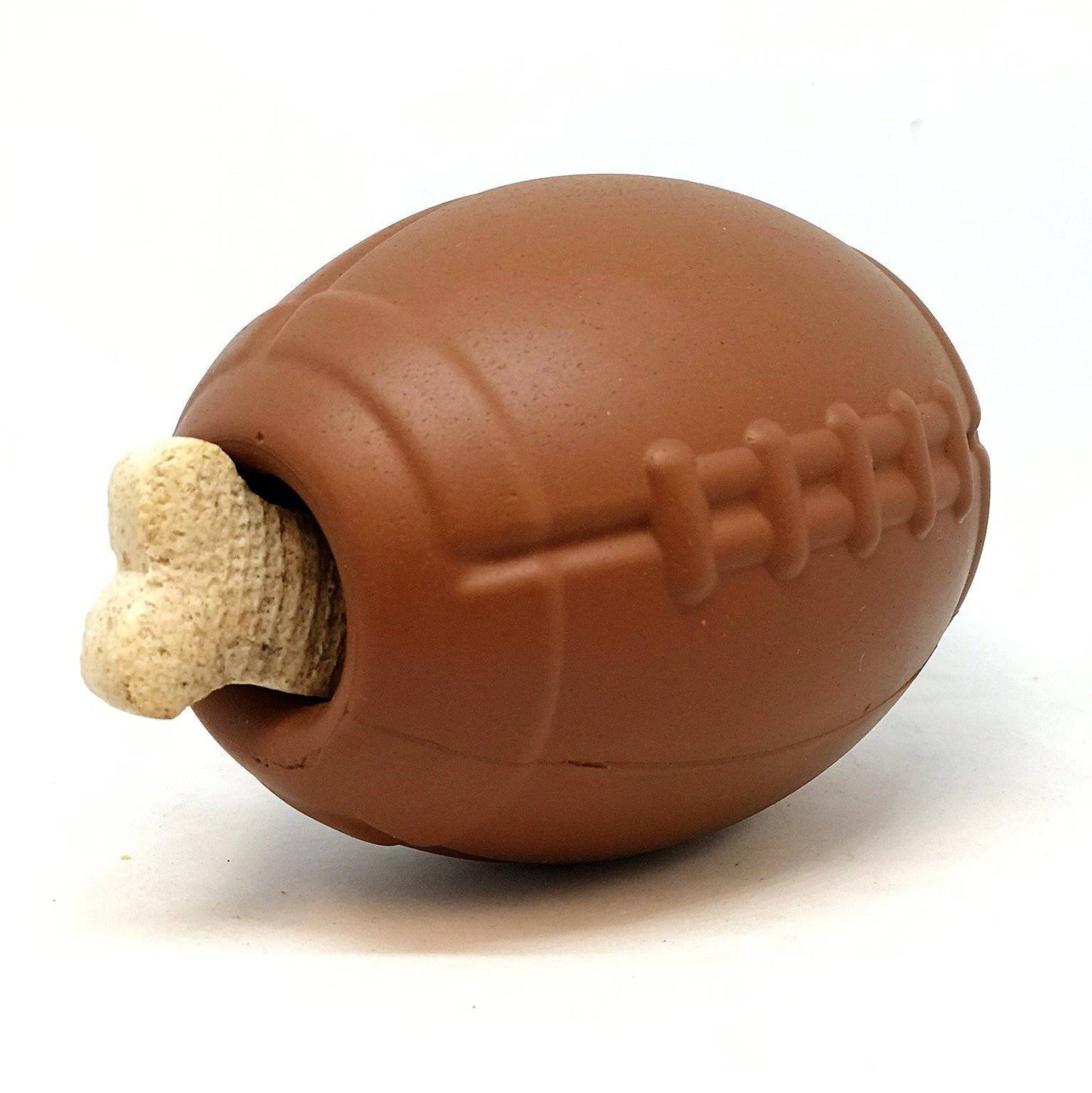 Football Dog Chew Toy & Treat Dispenser - USA Made | SodaPup - gallery image 9