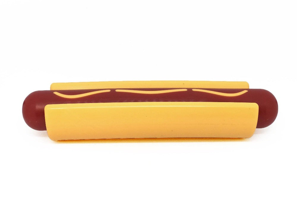 Hot Dog Nylon Dog Toy For Aggressive Chewers USA Made Dog - gallery image 6