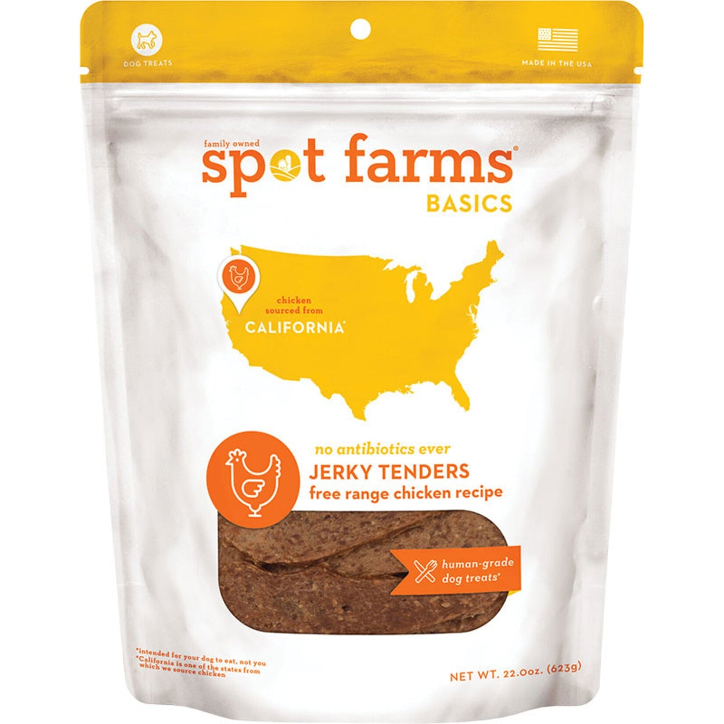 Spot Farms Dog Grain Free Basics Chicken Tenders Treats 12Oz - main product image