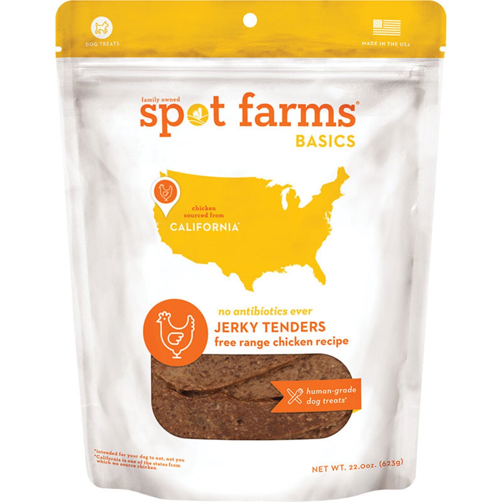 Spot Farms Dog Grain Free Basics Chicken Tenders Treats 12Oz - main product image