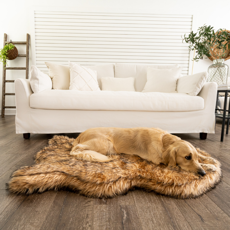 Memory Foam Dog Bed Faux Fur Sable Tan Orthopedic Comfort - gallery image 10