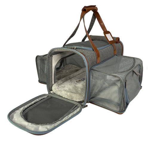 Mr. Peanut's Gold Series Big Apple Double Expandable Pet Carrier - main product image