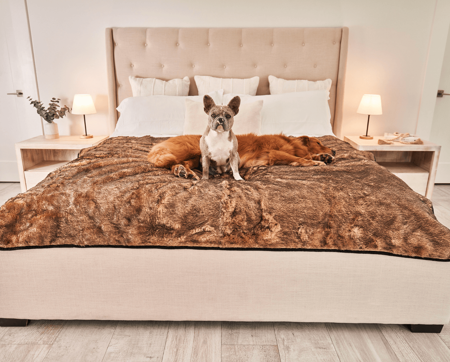 Pupprotector Summer Short Fur Waterproof Throw Blanket Tan - gallery image 8