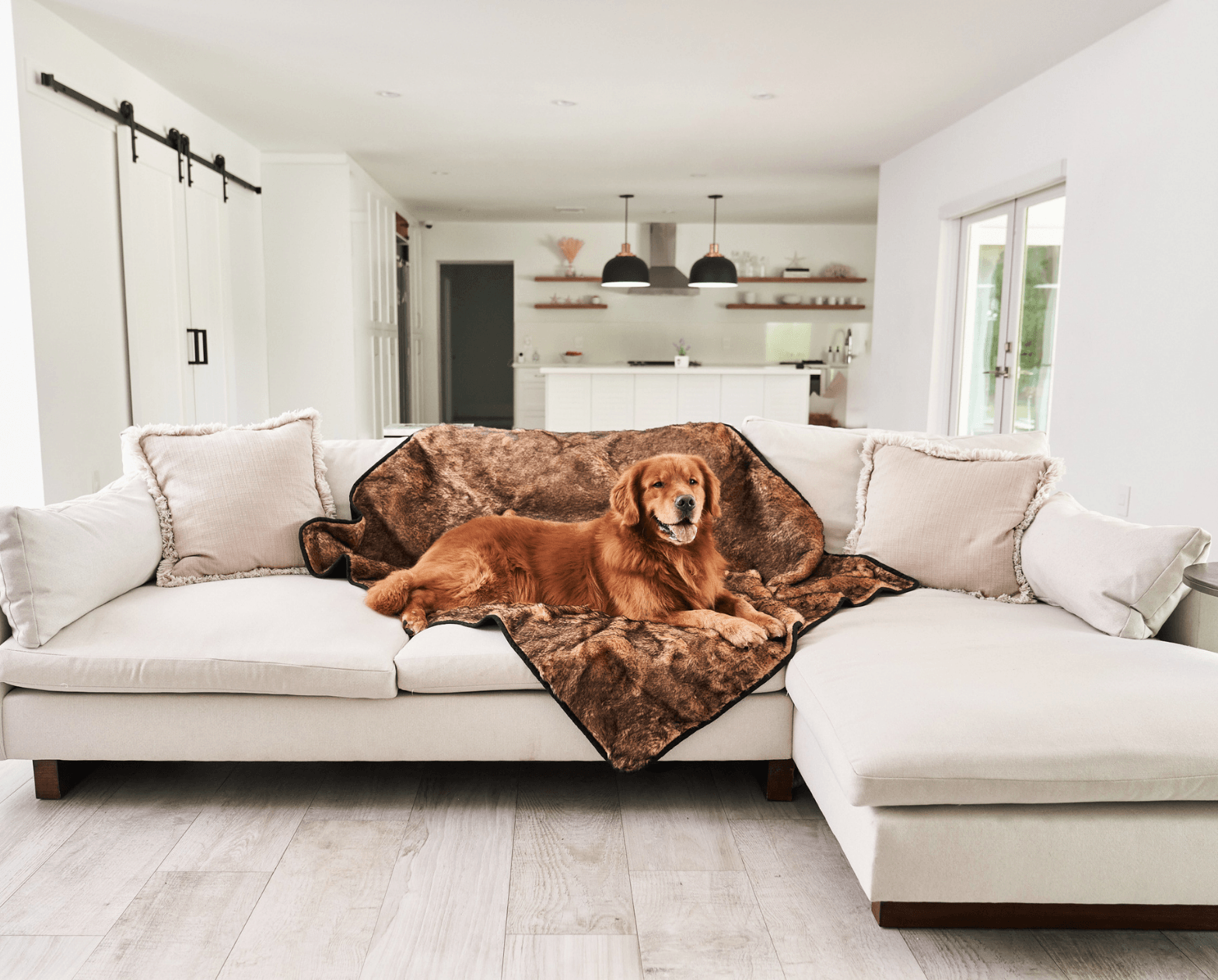 Pupprotector Summer Short Fur Waterproof Throw Blanket Tan - gallery image 11