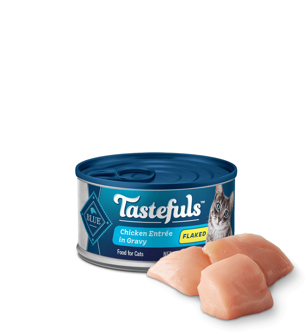 Blue Buffalo Tastefuls Adult Flaked Chicken In Gravy Entree - main product image