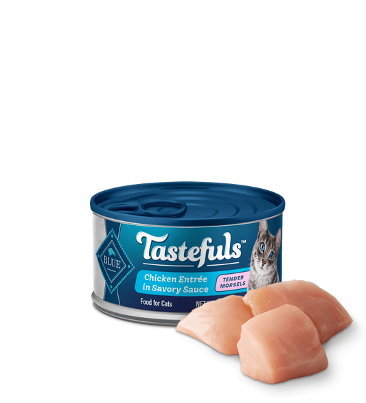 Blue Buffalo Tastefuls Adult Morsels Chicken Entree Wet Cat - main product image