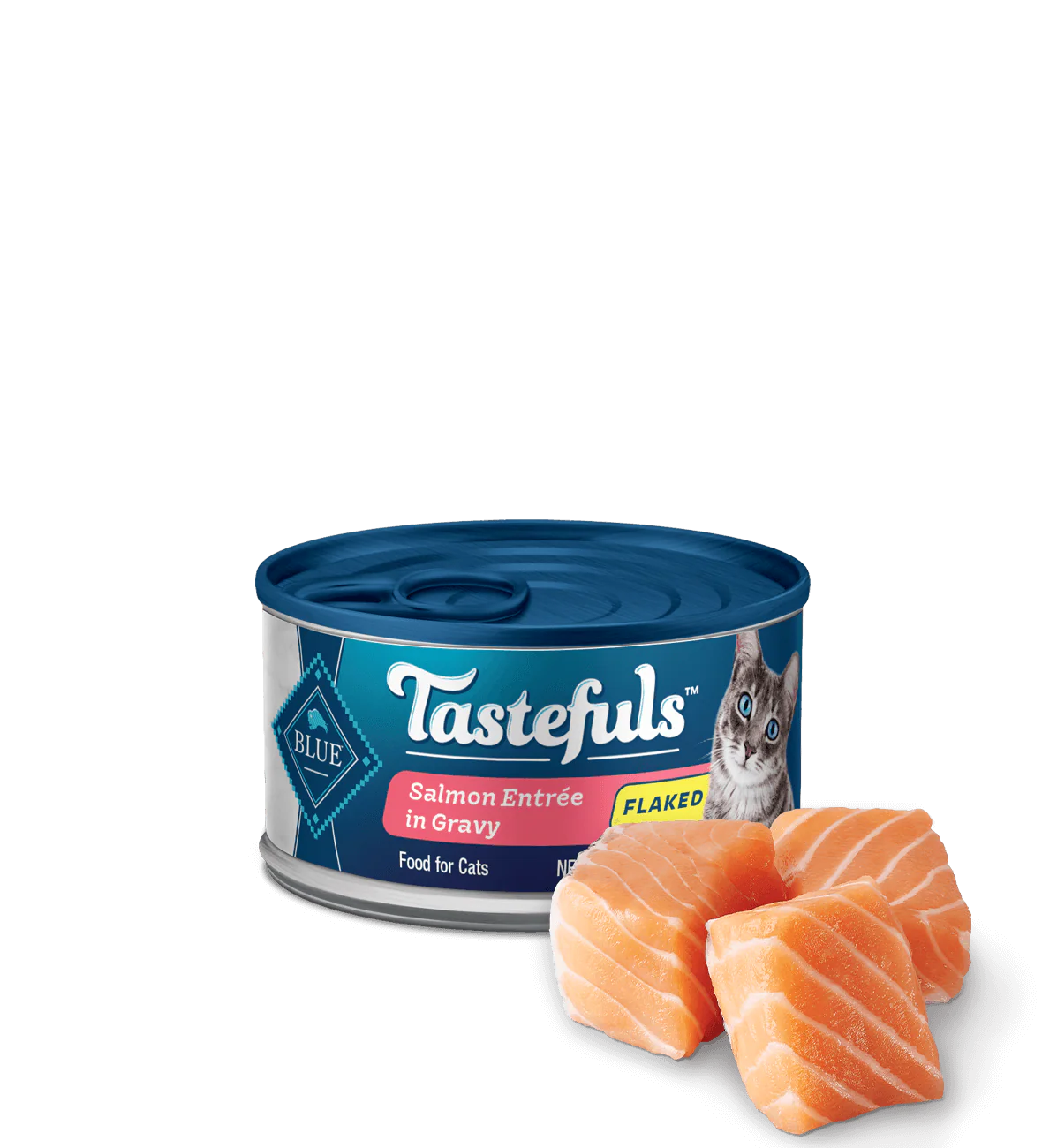 Blue Buffalo Tastefuls Adult Flaked Salmon Filets In Gravy - main product image